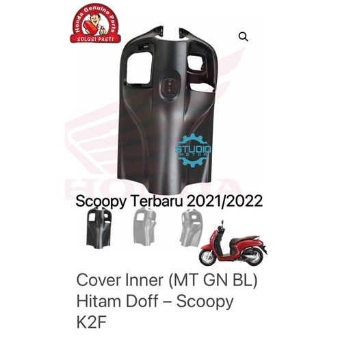 81141K2FN10ZE Kap Tengah Cover Kunci Kontak Cover Inner Hitam Doff Scoopy Terbaru Deluxe K2F