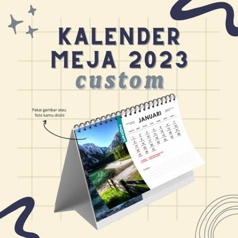 

PROMO!!! Kalender Meja 2023 (Bisa Custom)