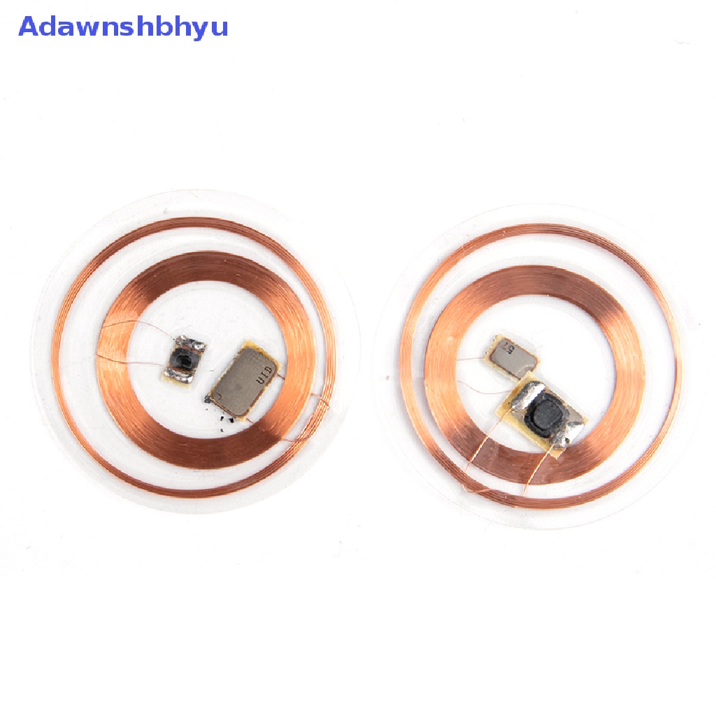 Adhyu 5Pcs 13.56Mhz UID 125Khz IC Card ID Ditulis Ulang Dapat Diganti Chip Keyfob RFID T5577 ID