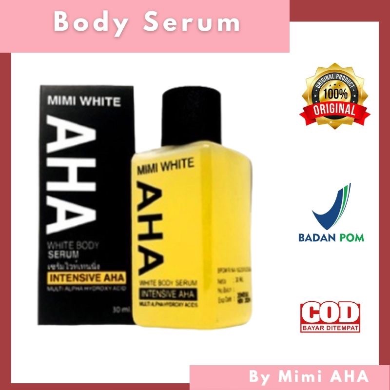 Mimi White AHA White Body Serum 30 ML BPOM