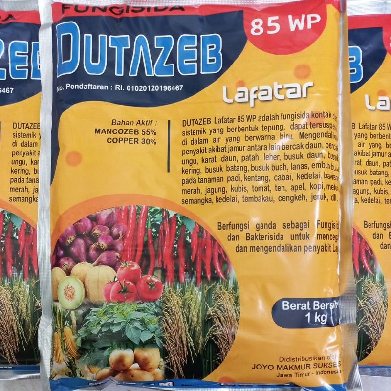 DUTAZEB LAFATAR 85WP 1KG Fungisida Kontak Sistemik Mankozeb + Copper