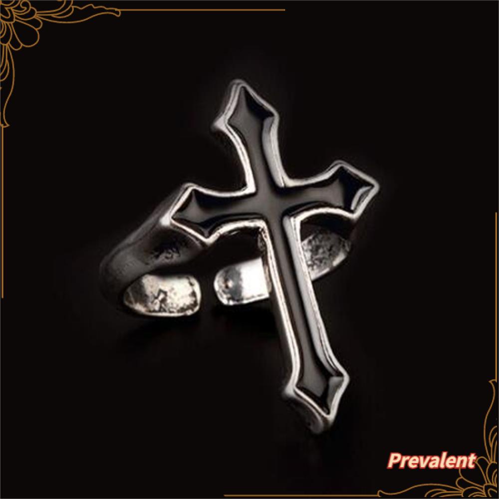 Preva Cincin Silang Cincin Pesta Perhiasan Hadiah Perak Antik Simple Vintage