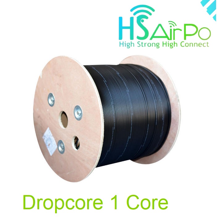 HSAirPO HS-GJYFXCH-1C6A Kabel FO Fiber Optik Dropcore 1 Core 1KM 1000 Meter M