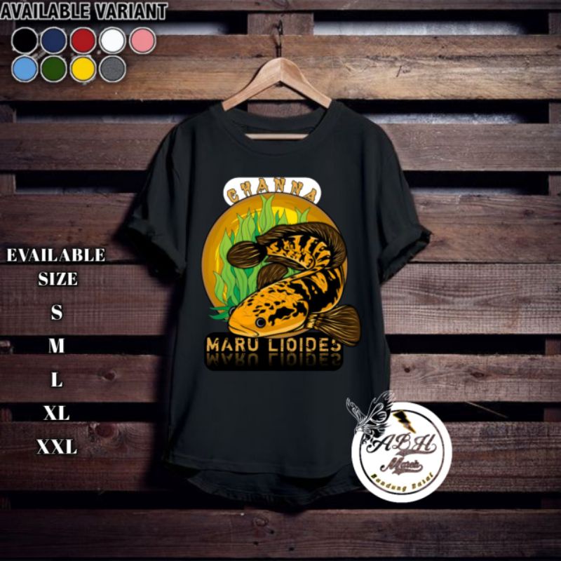 Baju Kaos T-shirt distro anak Laki-laki/perempuan gambar ikan CHANNA MARU LIOIDES /murah/bagu/ baju 