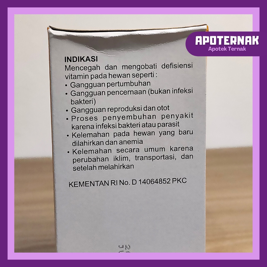 ADE Plex Injeksi 50 ml | Vitamin ADE dan B Complex Lengkap | MEDION | Apoternak