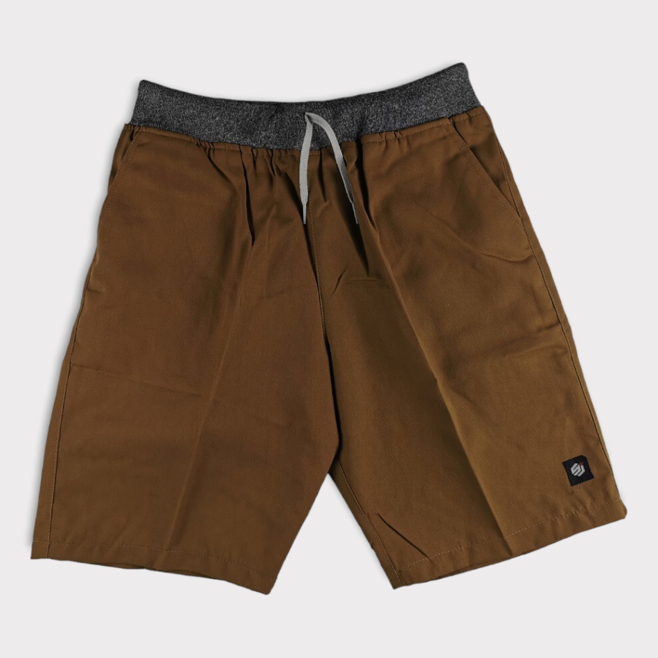 Celana Pendek Pria Chino Dewasa Cowok Surfing Distro Rib Casual Polos