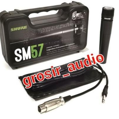 ㊕ MIC KABEL SHURE SM57 KOPER ,MICROPHONE KABEL SHURE SM 57 MIC INSTRUMENT SHURE MIC SHURE SM57 KOPER
