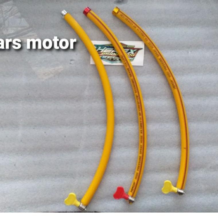 

゜ selang hawa mesin selang kuning plus klem plus ujung variasi 40 cm selang hawa cb gl mp tiger dll ⇺