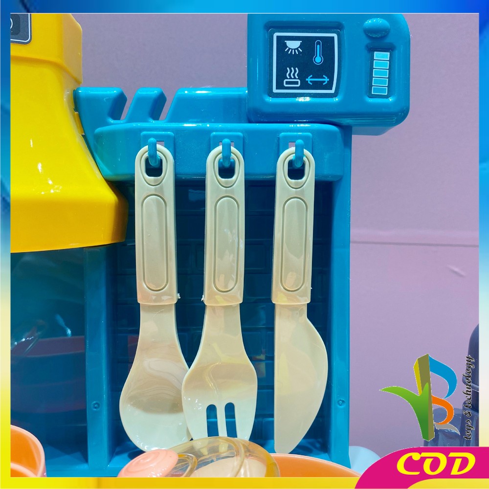 RB-M260 Mainan Anak Kitchen Set Mini Isi 36PCS Mainan Anak Perempuan Masak Masakan Lengkap Kitchenware 8038