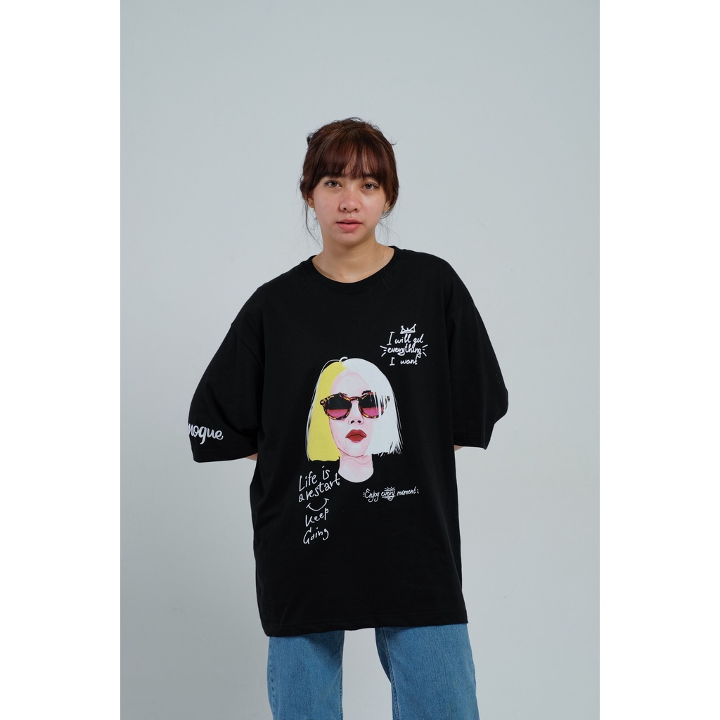 MOGUE - TWO TONE OVERSIZED T-SHIRT WANITA/PRIA