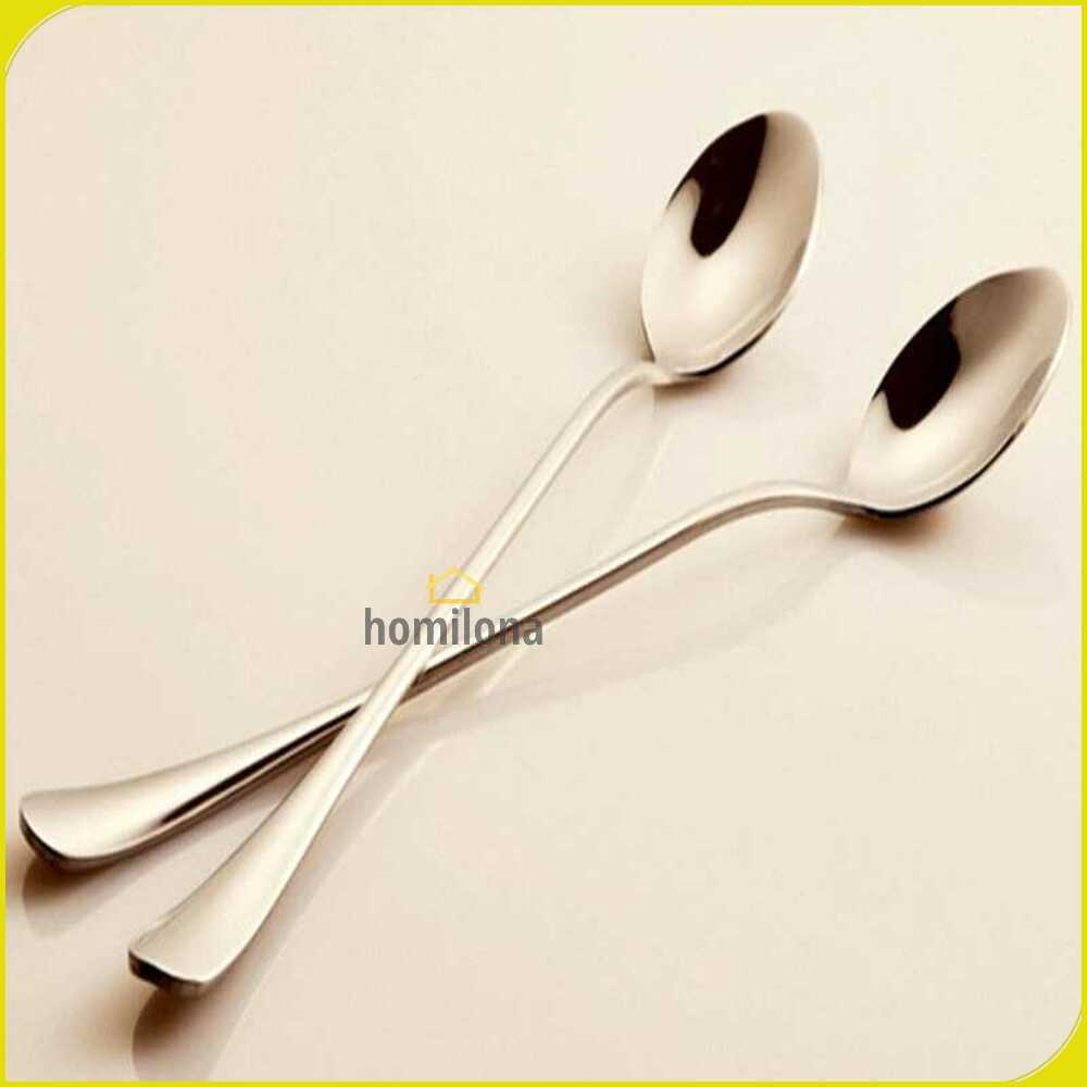 KANNERT Sendok Teh Gagang Panjang Tea Spoon Stainless Steel - RR-11