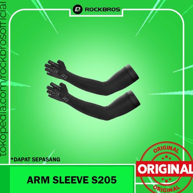 BARU Arm Sleeve Manset Sarung Tangan Rockbros S205 Hitam Pelindung Lengan