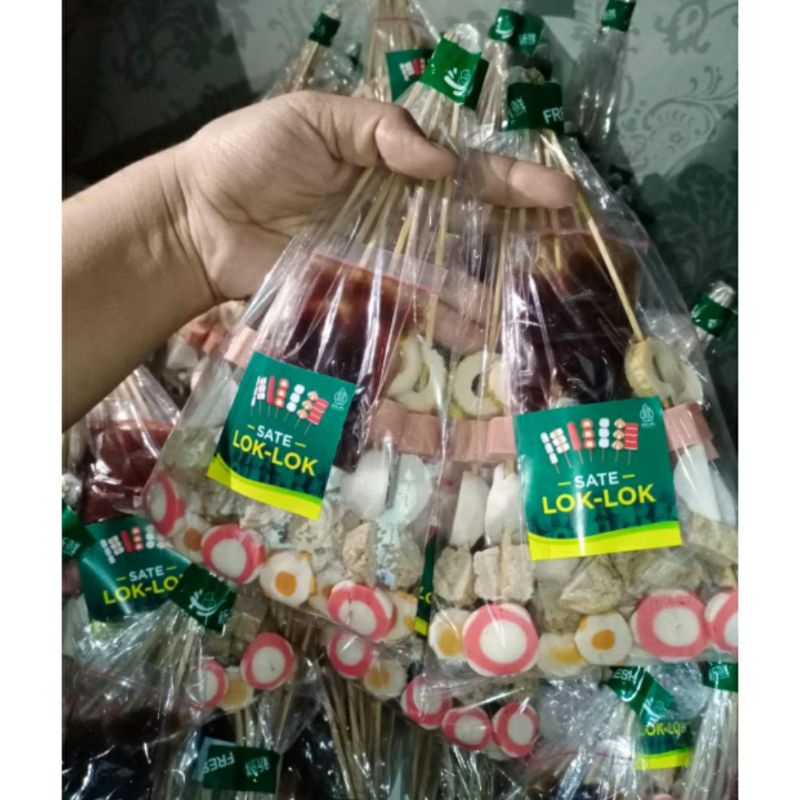 SATE LOK LOK//SATE SEAFOOD//SATE SUKI  ISI 10 TUSUK GRATIS SAOS BULGOGI