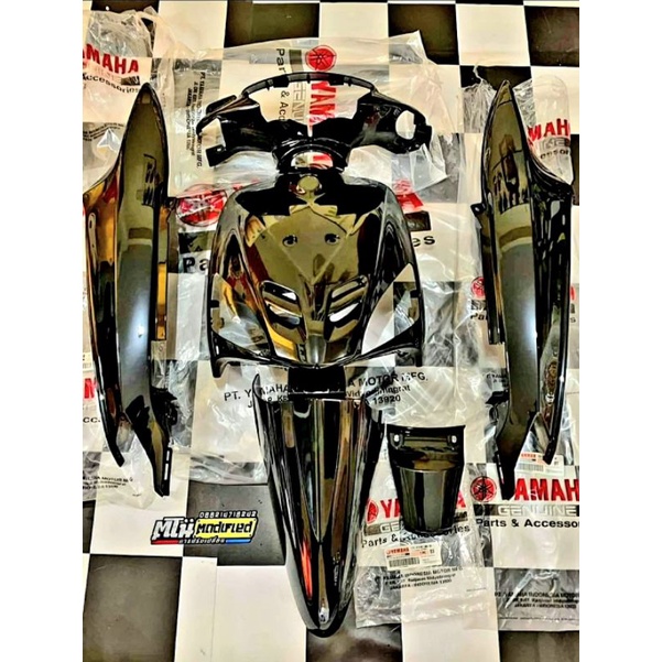 Mio Sporty Hitam/Body Halus Mio Sporty polos full body halus mio sporty polos