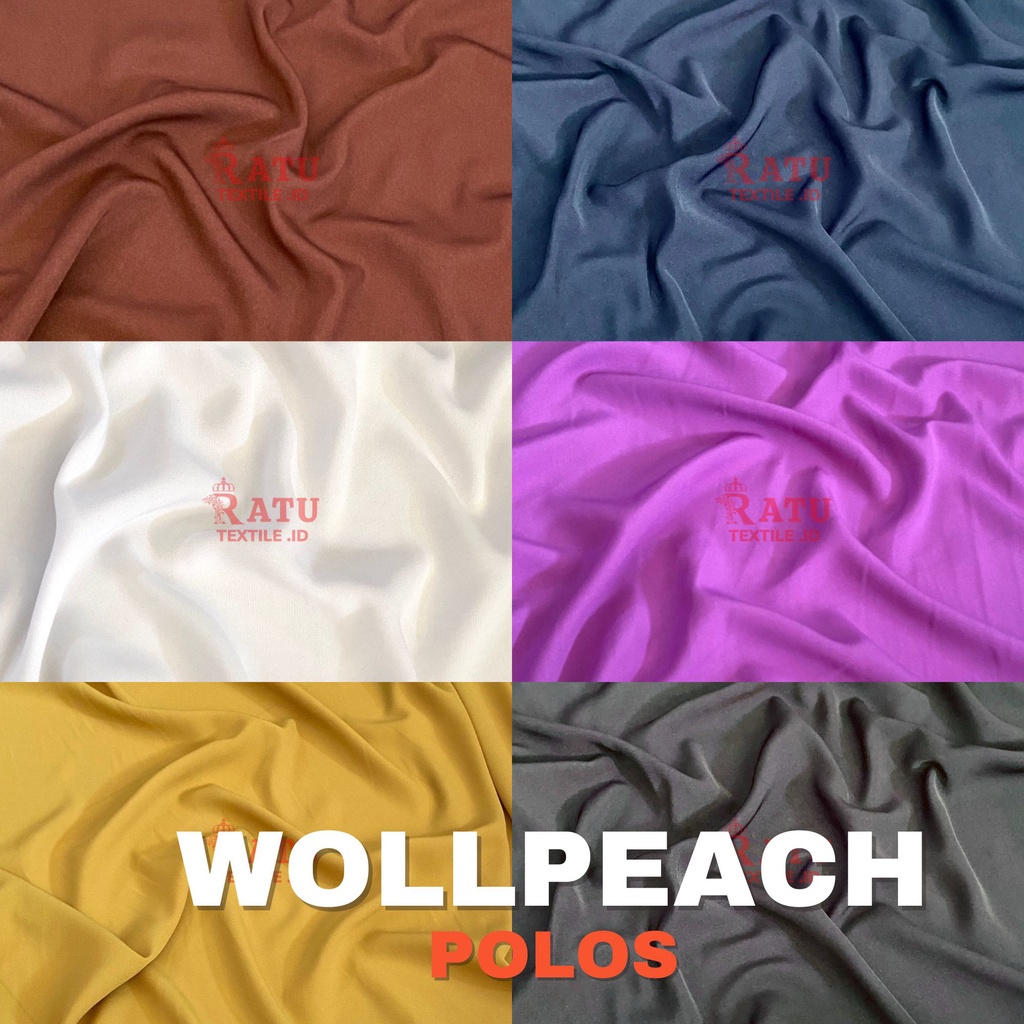 Kain Wolfis Wolvis Wolpis WollPeach WoolPeach Monalisa Polos