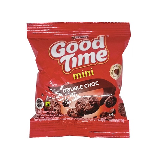 

GOOD TIME MINI DOUBLE CHOCO BISKUIT 18gr / BOX (1 BOX isi 12 biji)