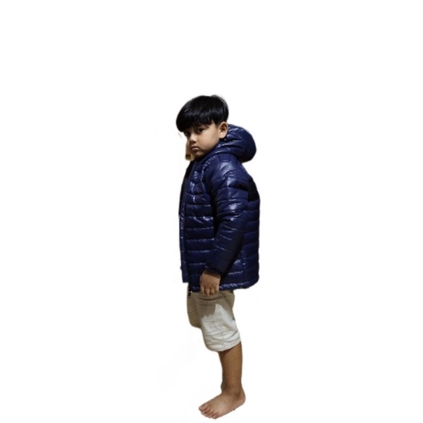 Jaket Puper anak tanggung biru nevi