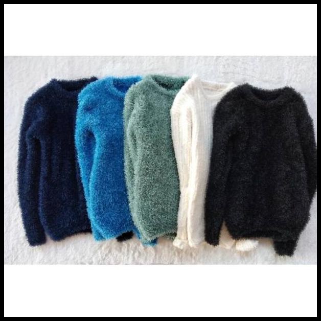 Gully Sweater / Sweater Bulu Korea / Fur Sweater