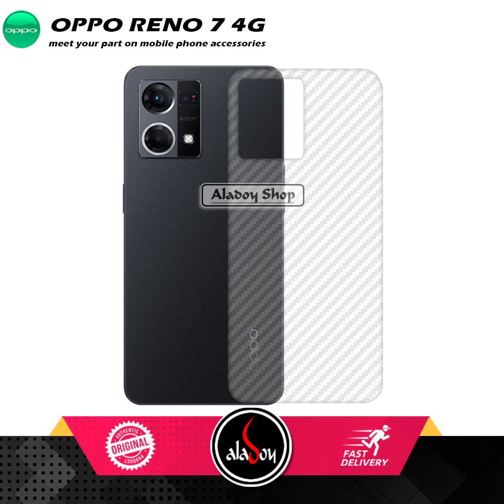 PAKET 3IN1 Anti Gores Blue Matte Anti Glare Oppo Reno 7 4G/7SE/7Z + Tempered Glass Camera dan Skin Carbon