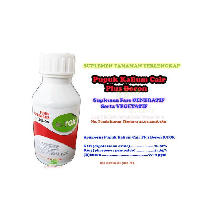 Pupuk Kalium Phospat Boron KTOK 500