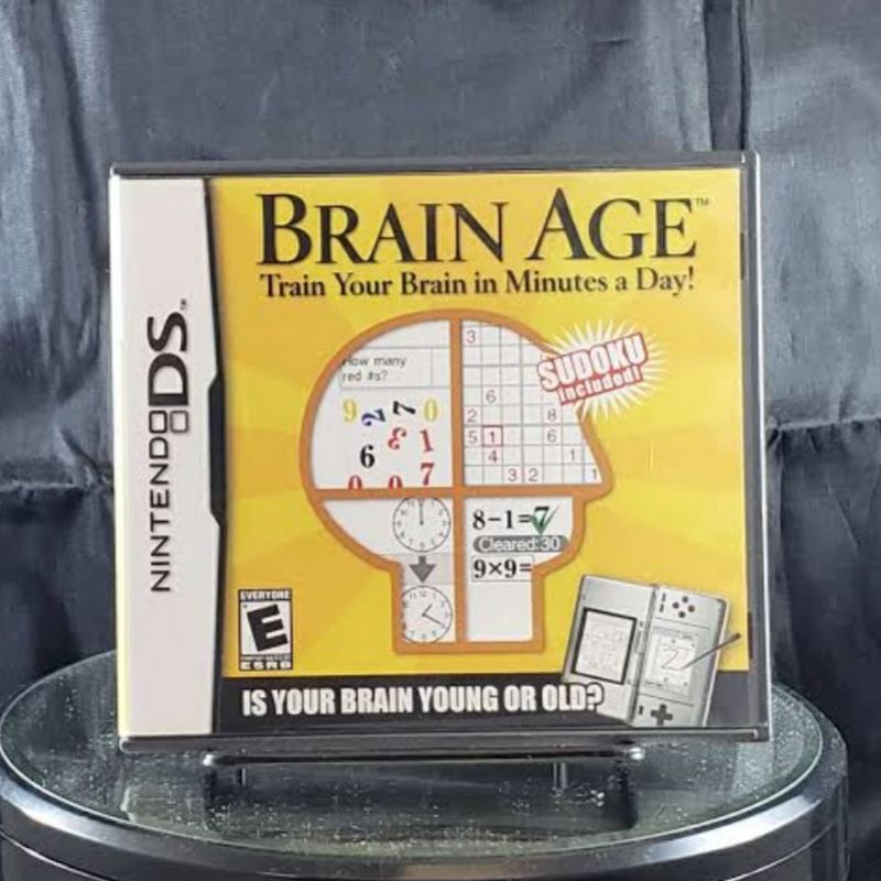 games nintendo ds brain age rare