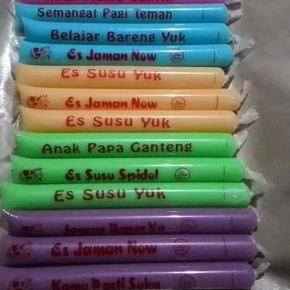 

ㅍ PLASTIK ES SPIDOL SABLON MIX KATA2 (100PCS) ㅾ