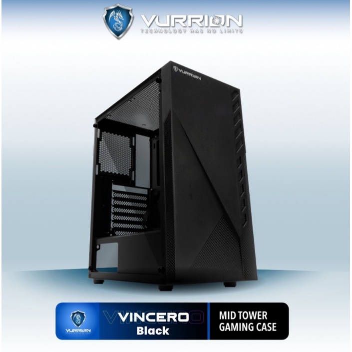 CASING GAMING VURRION VINCERO - Hitam