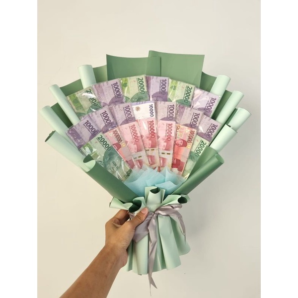 Buket bouquet wisuda pernikahan ulang tahun dan acara besar bisa request warna dan tambah kartu ucapan