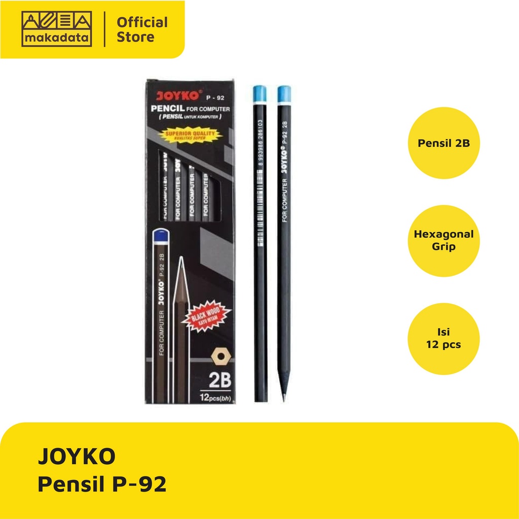 

PENCIL / PENSIL JOYKO P-92 (1PAK) MURAH