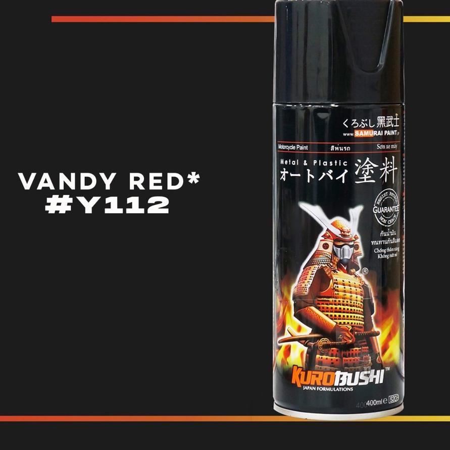 

¤¤» Samuraipaint, Candy Red Y112 Cat Aerosol Kualitas Kompresor
