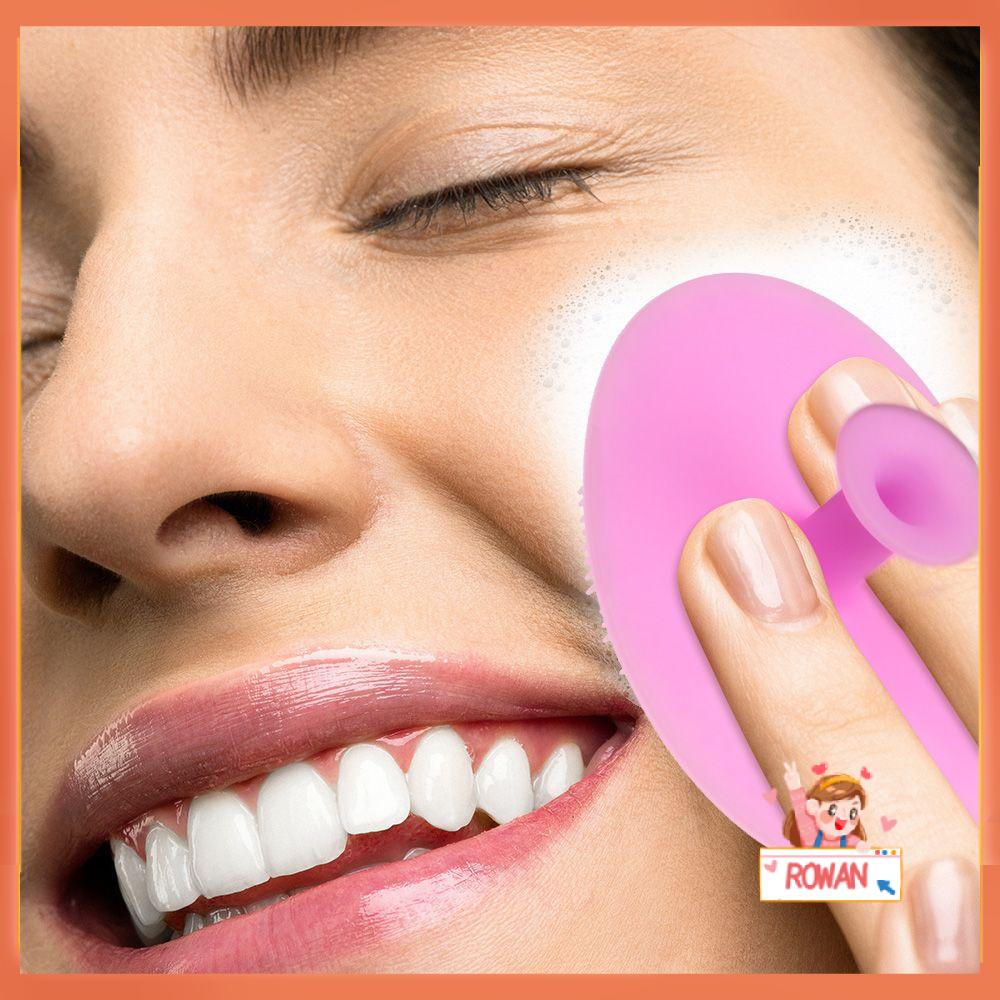 R-flower Face Scrubber Brush Cleaning Brush Exfoliating Komedo Penghilang Pijat Wajah Pori-Pori Lembut