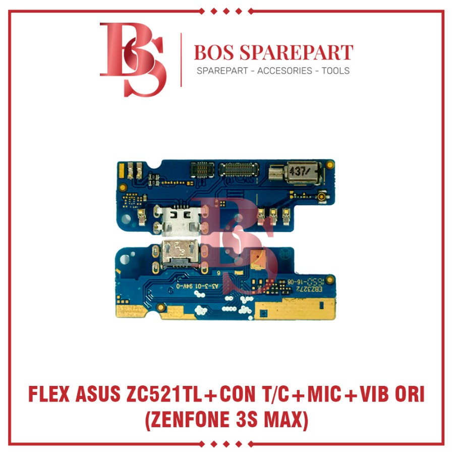 FLEXIBEL ASUS ZC521TL + CONNECTOR CHARGER + MIC + VIB ORI