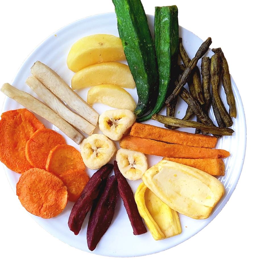 

[L-7]5 ✪] Crunchy Veggie Snack ASMR Keripik Sayur Keripik Buah Sayur Krispi Cemilan Diet Snack Sehat Snack Diet 300ml 700ml 1000ml 1L-amanah