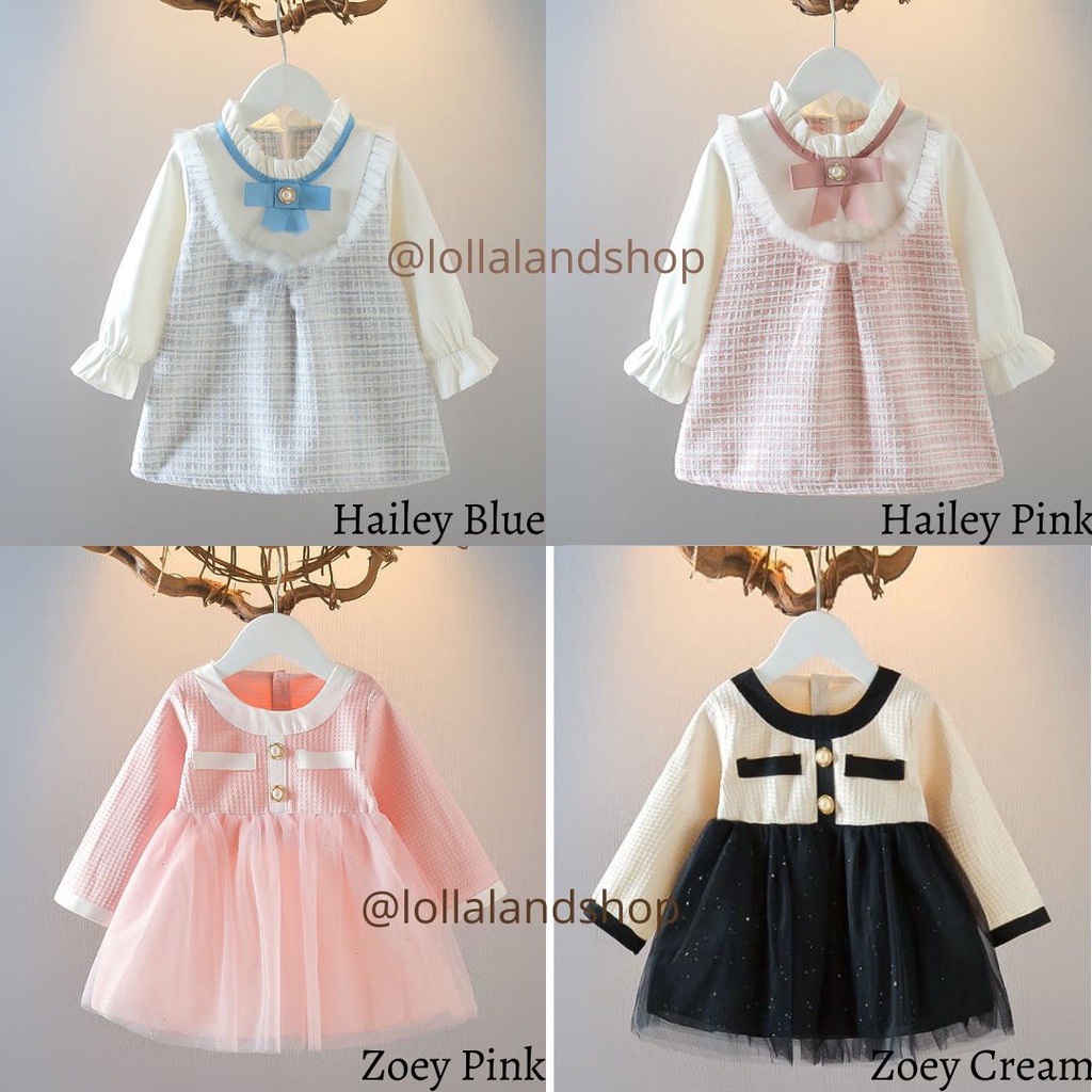 Dress Anak model Korea Baju Import Rok Pesta Anak Baju Anak Perempuan