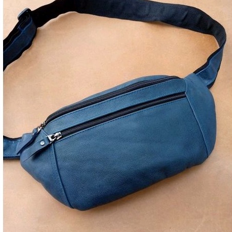 WAIST BAG TAS DADA KULIT ASLI /TAS KULIT SAPI ASLI