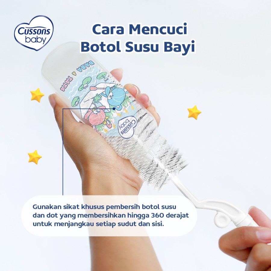 Cussons Baby Foldable Bottle Brush - Sikat Botol Bayi