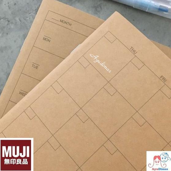 

MUJI - MONTHLY / WEEKLY NOTEBOOK A5 - PLANNER - AGENDA