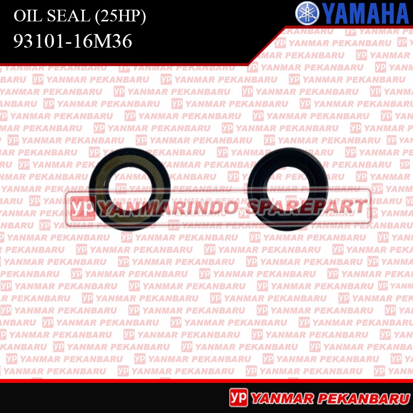 25HP OIL SEAL (6A8) 93101-16M36 MESIN TEMPEL YAMAHA SPEED BOAT 25PK ORIGINAL ASLI