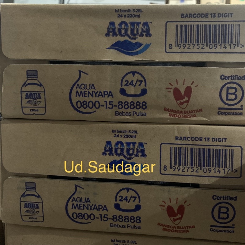 

Aqua Mini Botol 220ml 1 dus isi 24