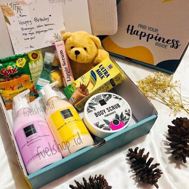 

BFT-70 (1KG) HAMPERS BOX / GIFT BOX / KADO / LEBARAN / ULANG TAHUN / SCARLETT WHITENING (ORIGINAL 100%) 1✸A