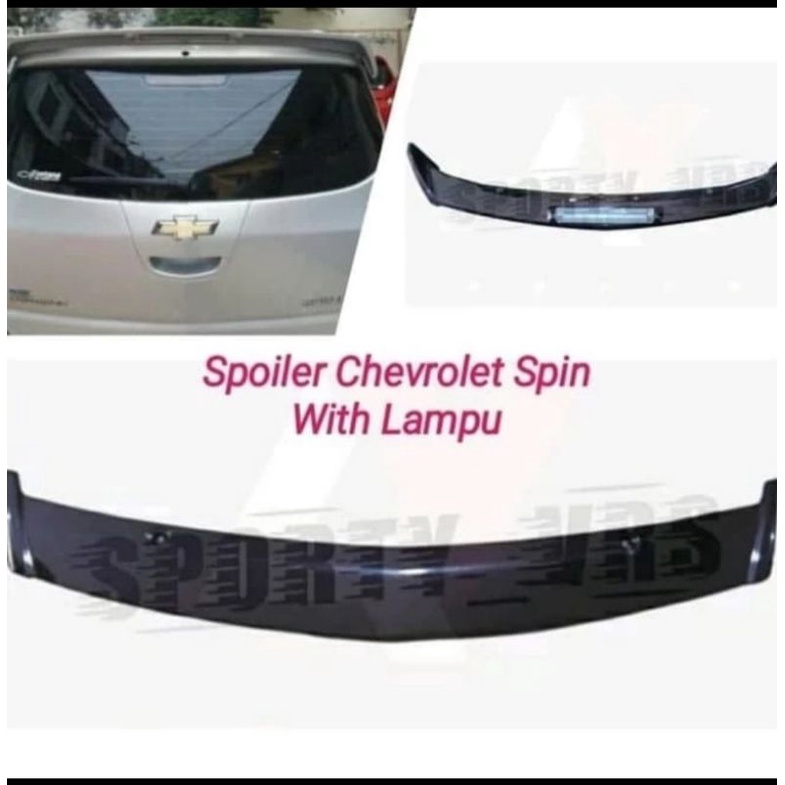 SPOILER CHEVROLET SPIN PLUS LAMPU