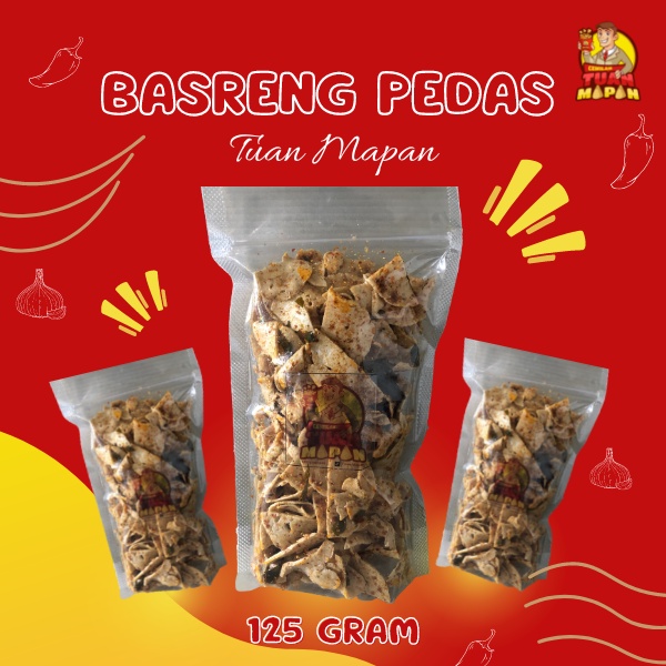 

Keripik Basreng Daun Jeruk & Garlic Oil 125 Gram Pedas Gurih