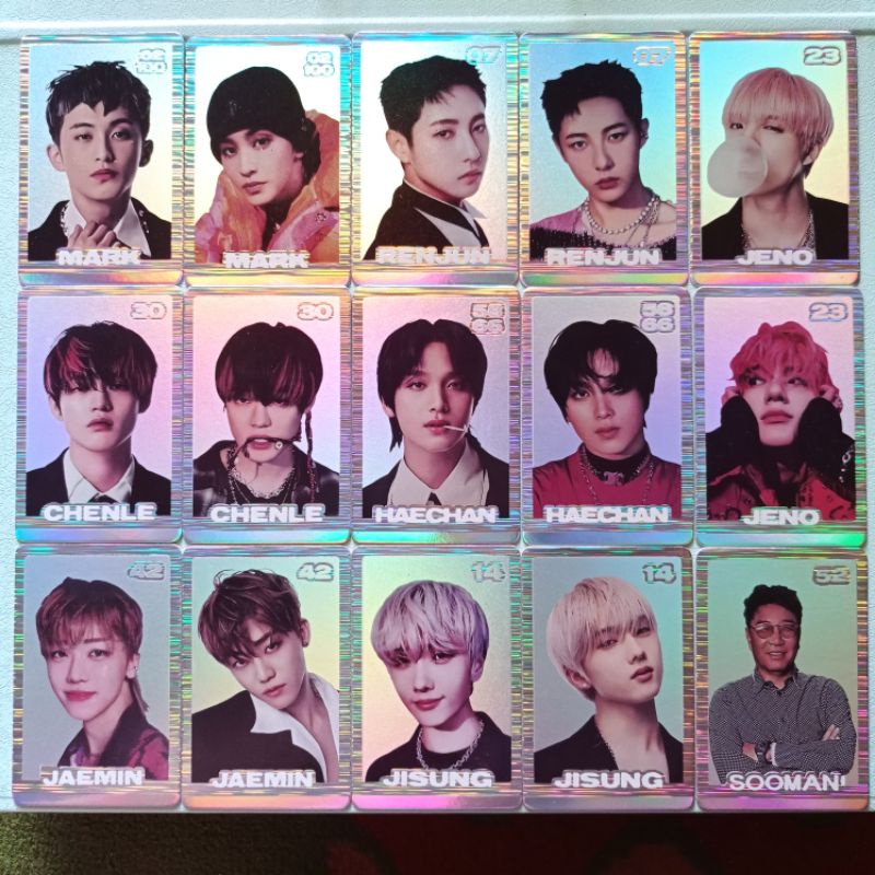 STC SPECIAL TRADING CARD GLITCH MODE VER B FANMADE HAECHAN KOREK
