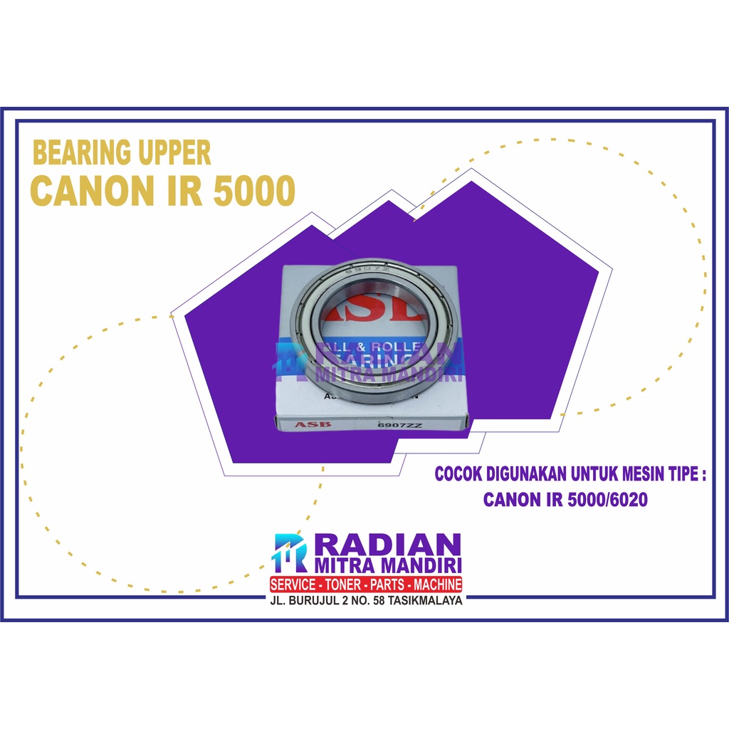 BEARING UPPER ASB MESIN FOTOCOPY CANON IR 5000