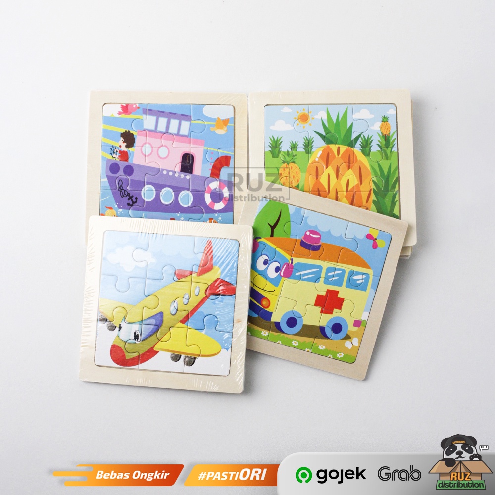 Puzzle Kayu Mainan Anak Edukatif Jigsaw Puzzle