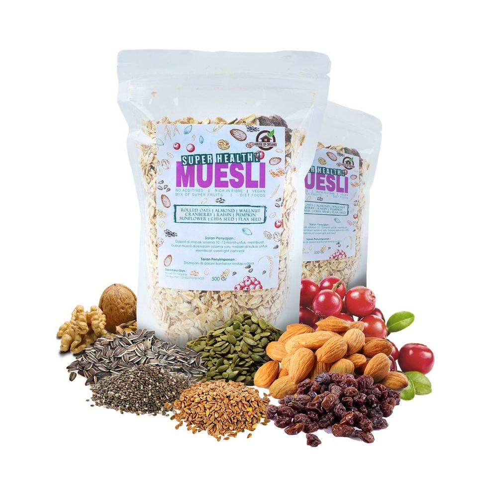 

(PROMO VDS69) Buy 1 Get 1 Super Healthy Muesli 250 Gr ❃