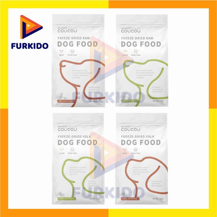 Coucou Puppy &amp; All Life Stage Dog Food 1 Kg / Makanan Kering Anjing
