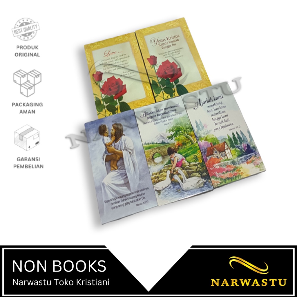 Narwastu - HD GS 003 HL Hiasan Dinding Ayat Alkitab