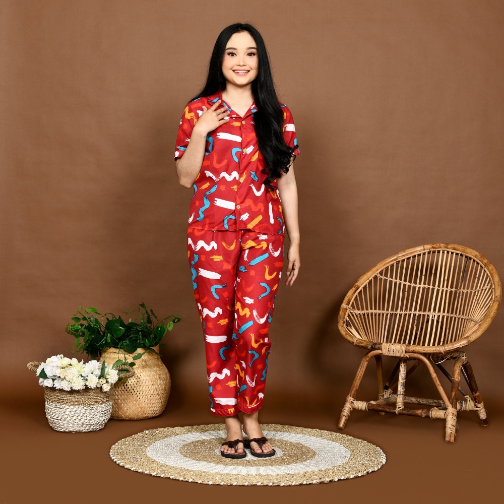 Cleopatra Piyama Wanita CP ( Size L / XXL ) Bahan Microtex / Piyama Dewasa / Piyama Karakter / Piyama Motif Cewek - Part 1