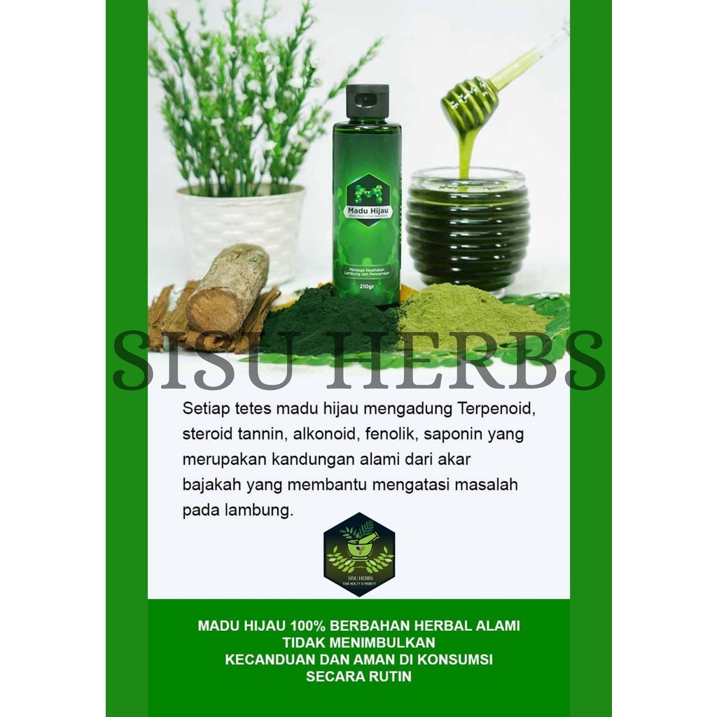 MADU HIJAU ASLI ASAM LAMBUNG MAAG KRONIS DAN GERD ORIGINAL